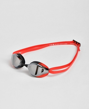 Argent Noir Rouge Lunette Natation Arena Python Mirror - GUG-9730681