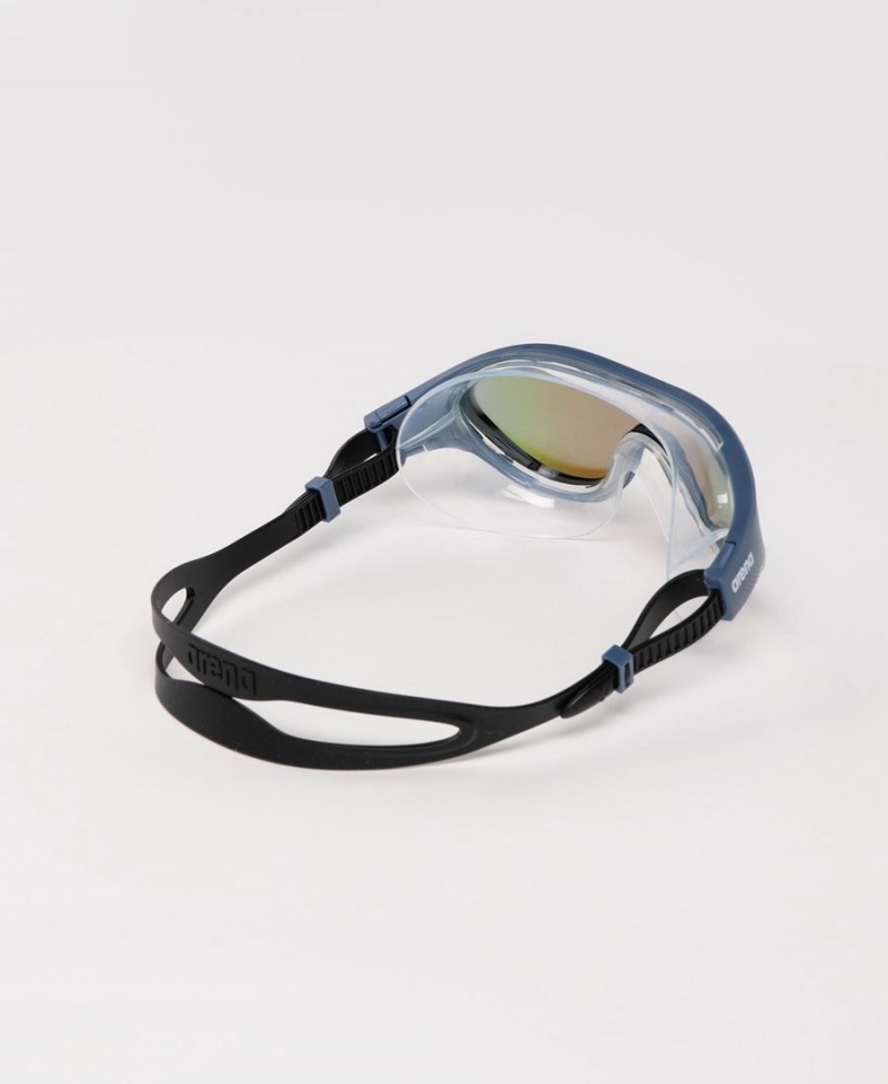 Bleu Noir Lunette Natation Arena The One Mirror Mask - LWP-2215870