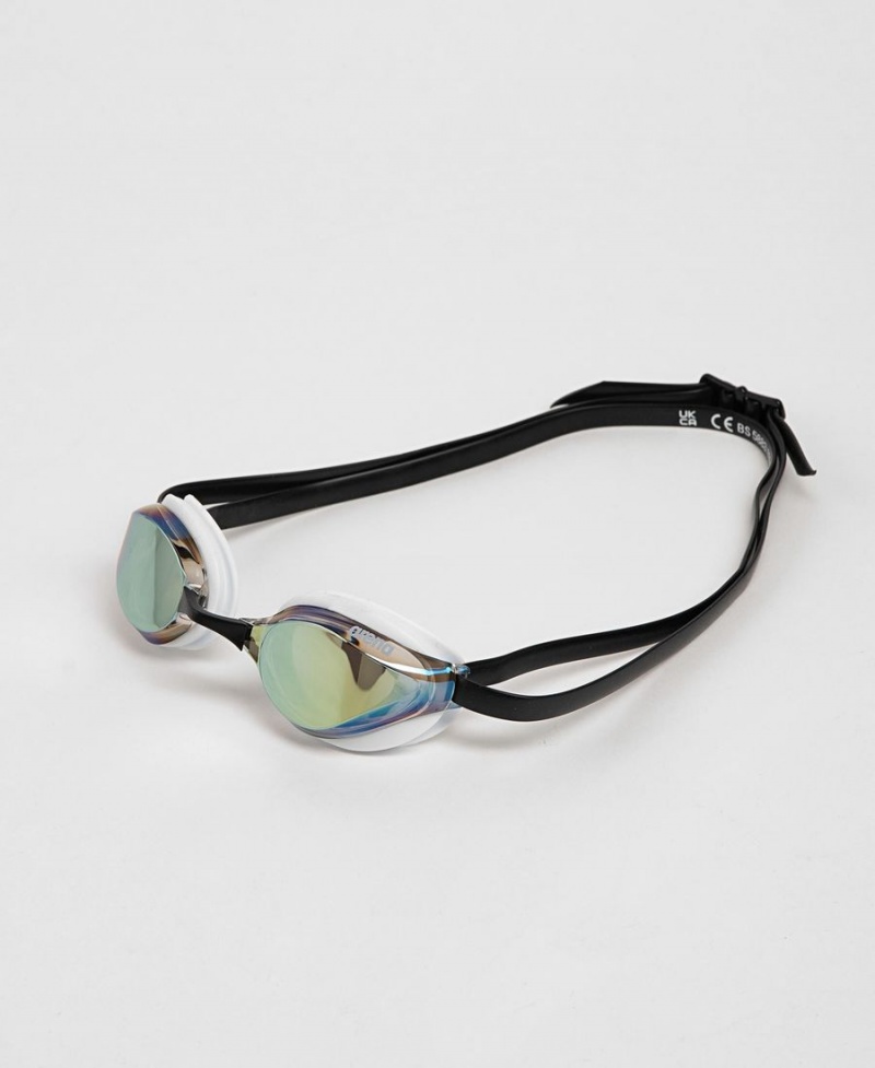 Doré Blanche Noir Lunette Natation Arena Python Mirror - SPJ-4246188