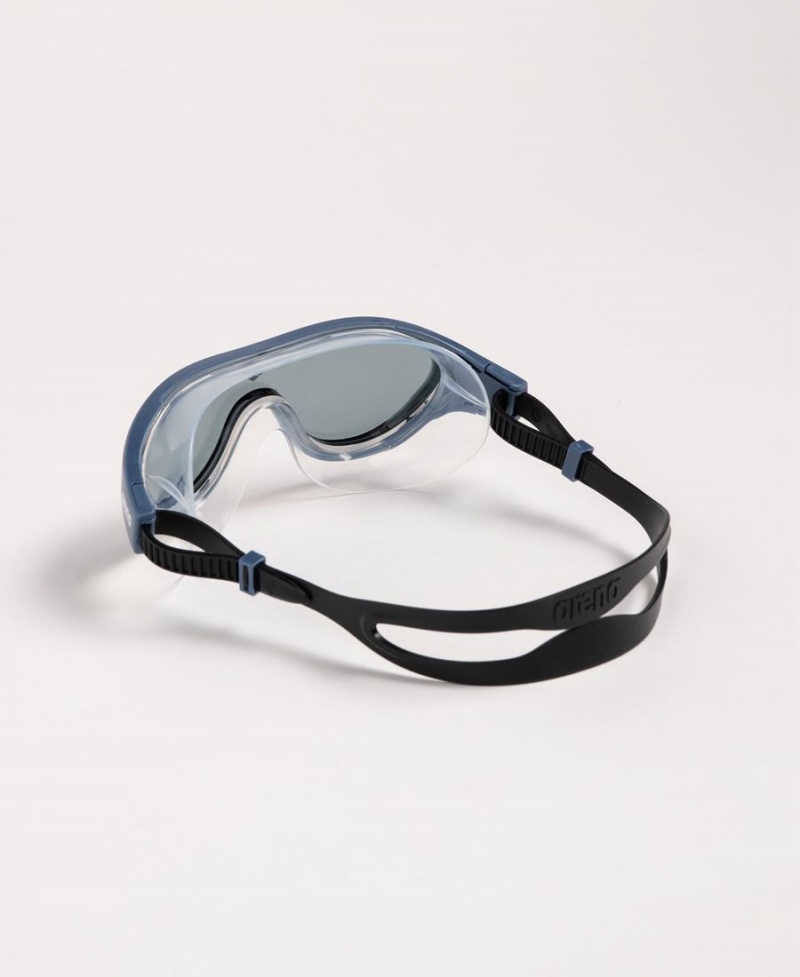 Grise Bleu Marine Noir Lunette Natation Arena The One Mask - IZN-3695824