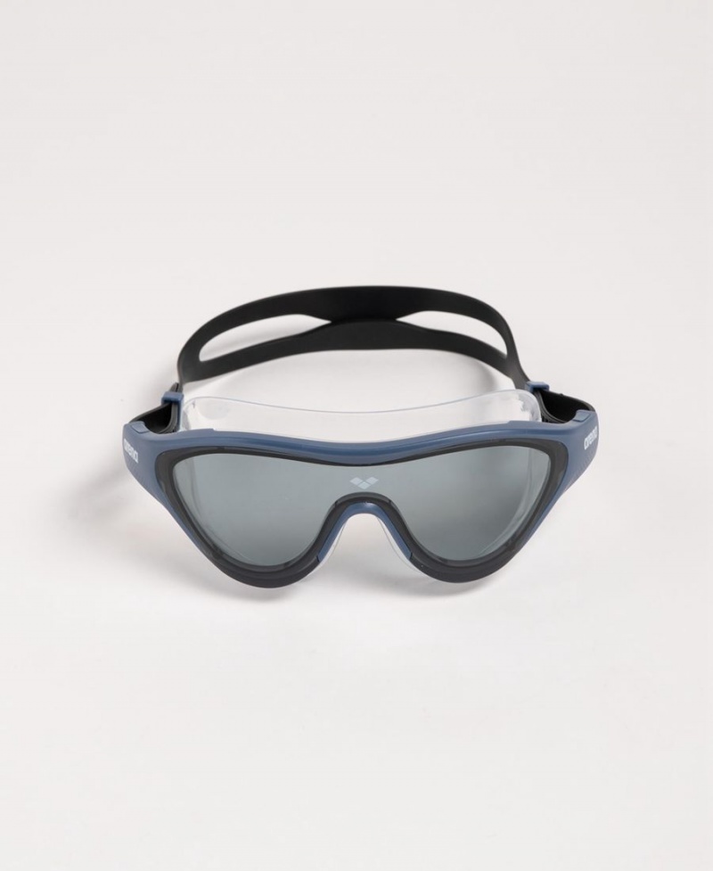 Grise Bleu Marine Noir Lunette Natation Arena The One Mask - IZN-3695824