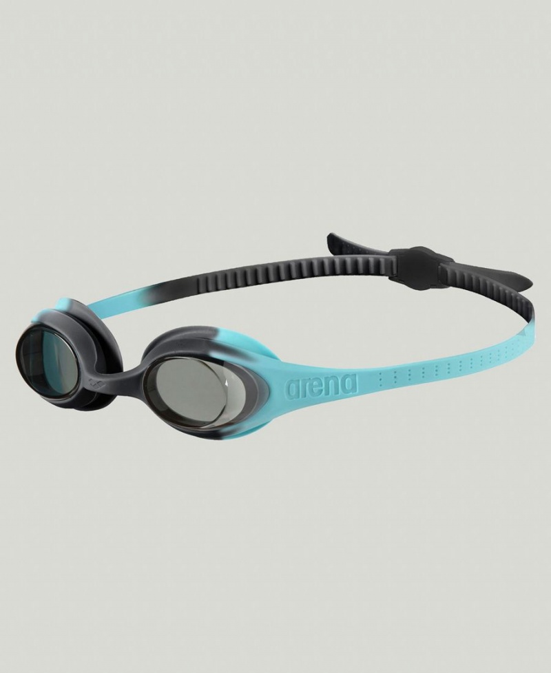 Noir Bleu Lunette Natation Arena Spider Kids - EPS-1728867