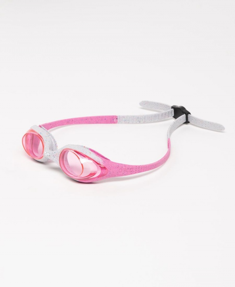 Rose Grise Lunette Natation Arena Spider Youth - QES-8549964