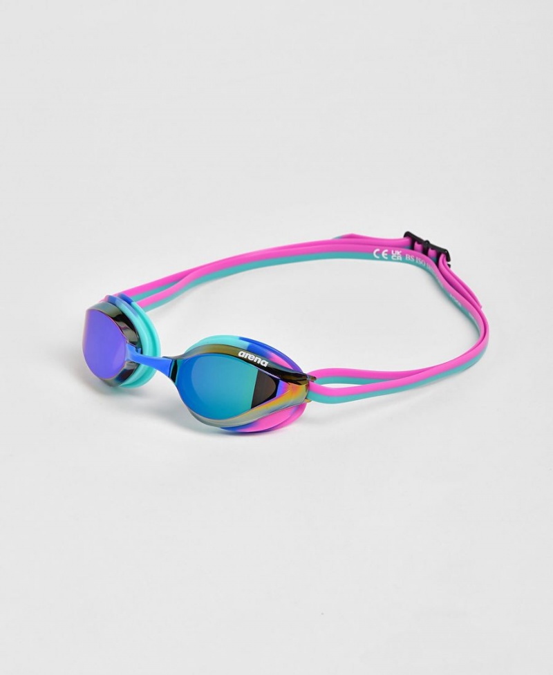 Turquoise Rose Lunette Natation Arena Python Mirror - QZY-7958863