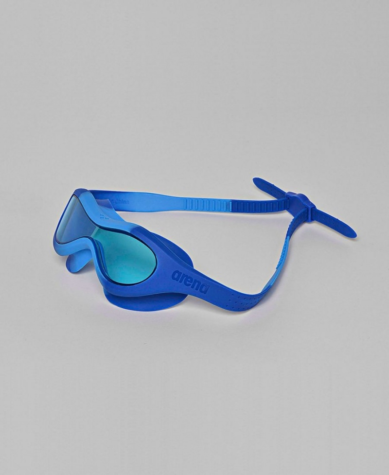 Bleu Lunette Natation Arena Spider Kids Mask - UPF-0768405