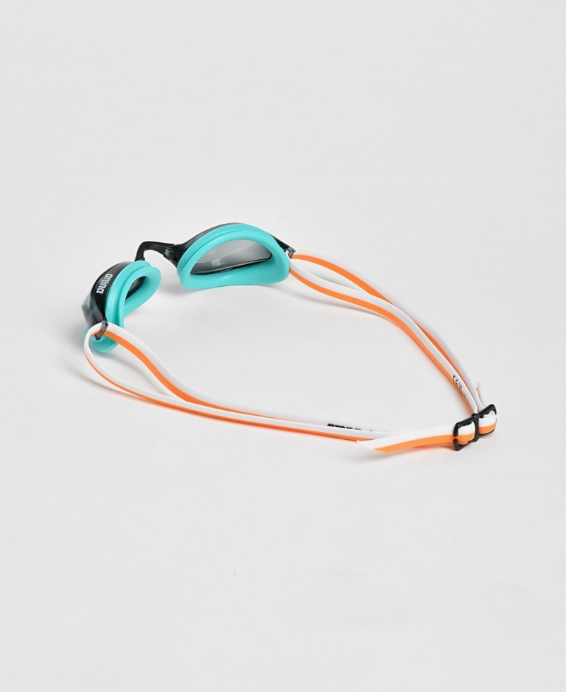 Turquoise Orange Lunette Natation Arena Python - DPI-8272317