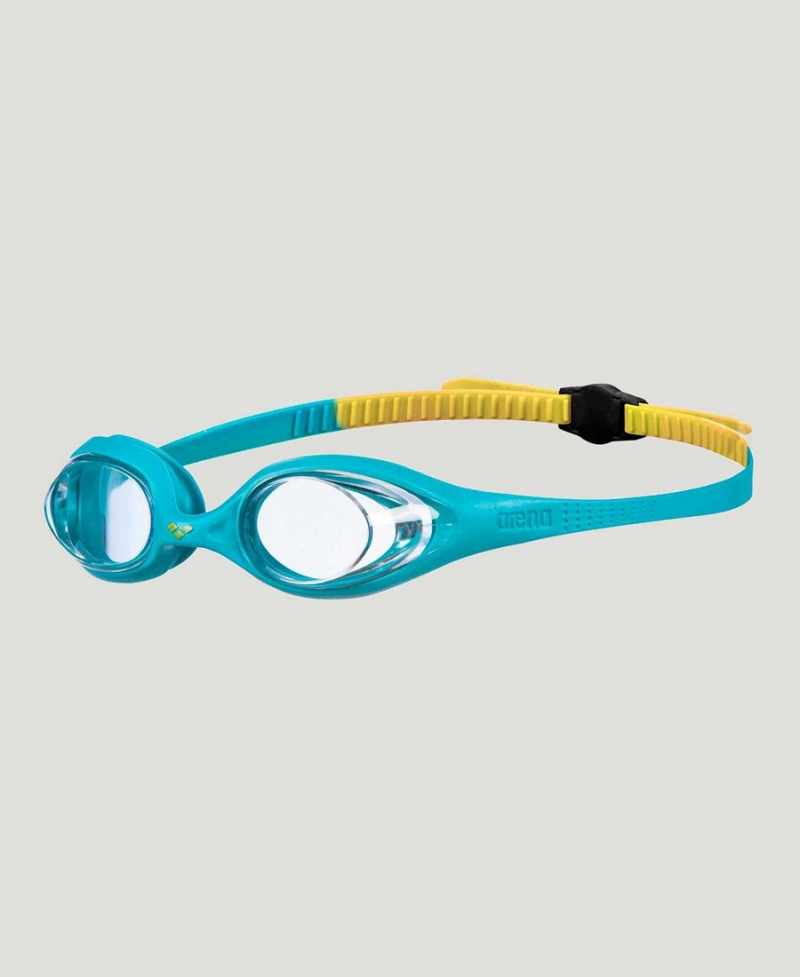 Bleu Jaune Lunette Natation Arena Spider Youth - DGZ-6417741