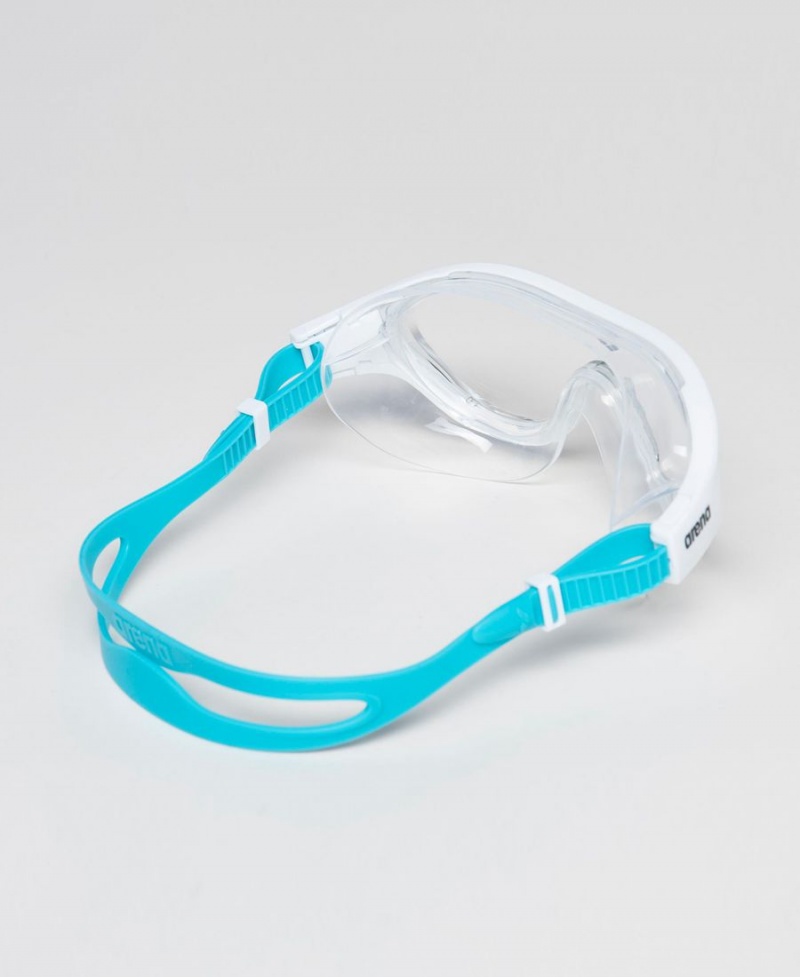 Blanche Bleu Lunette Natation Arena The One Mask Jr - DER-9904493