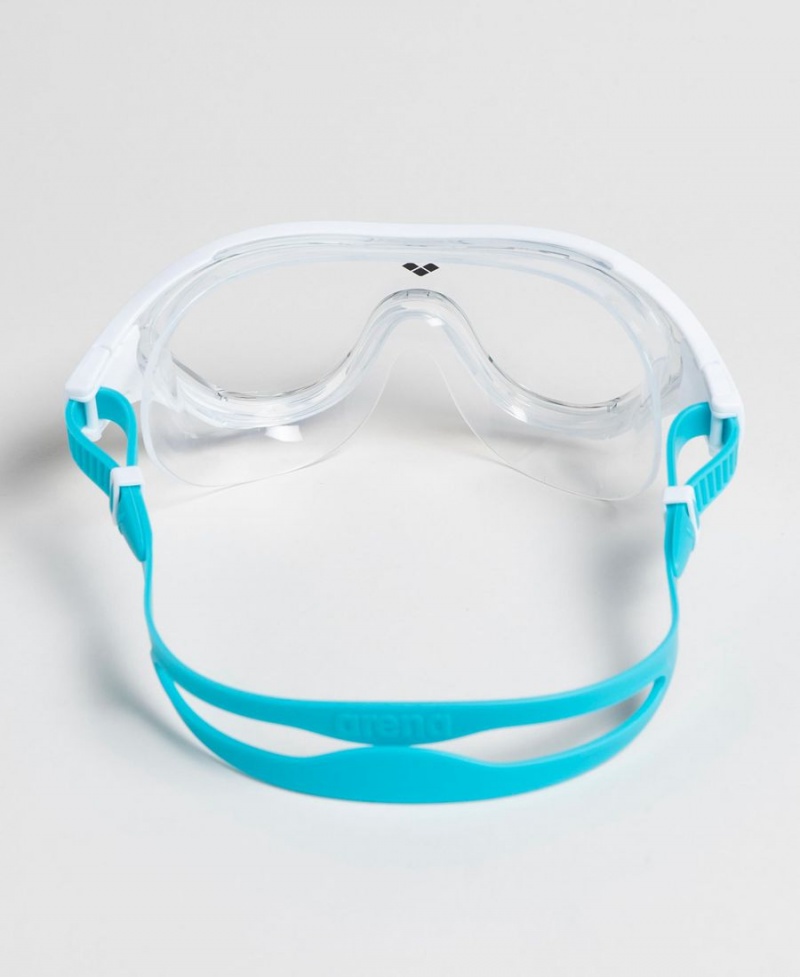 Blanche Bleu Lunette Natation Arena The One Mask Jr - DER-9904493