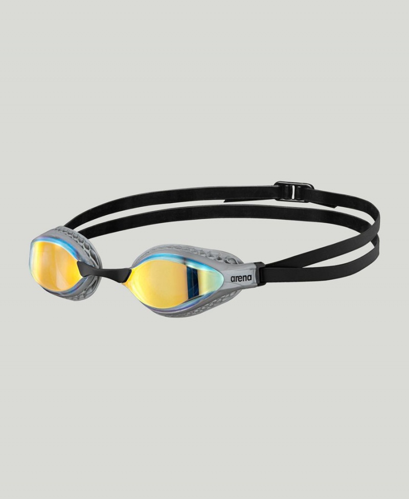 Jaune Argent Lunette Natation Arena Air Speed Mirror - SZM-9623770