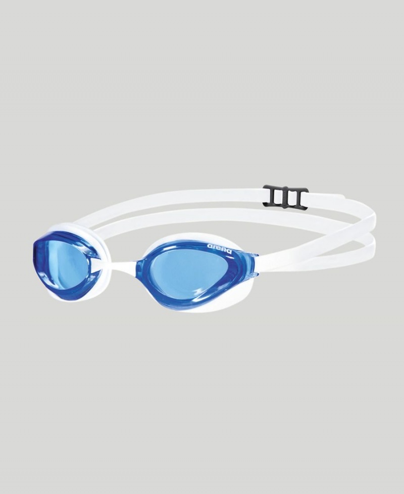 Bleu Blanche Lunette Natation Arena Python - RPB-1671479