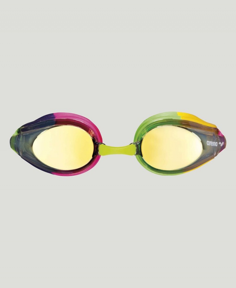 Violette Rose Vert Lunette Natation Arena Tracks Jr Mirror - SAJ-2185368