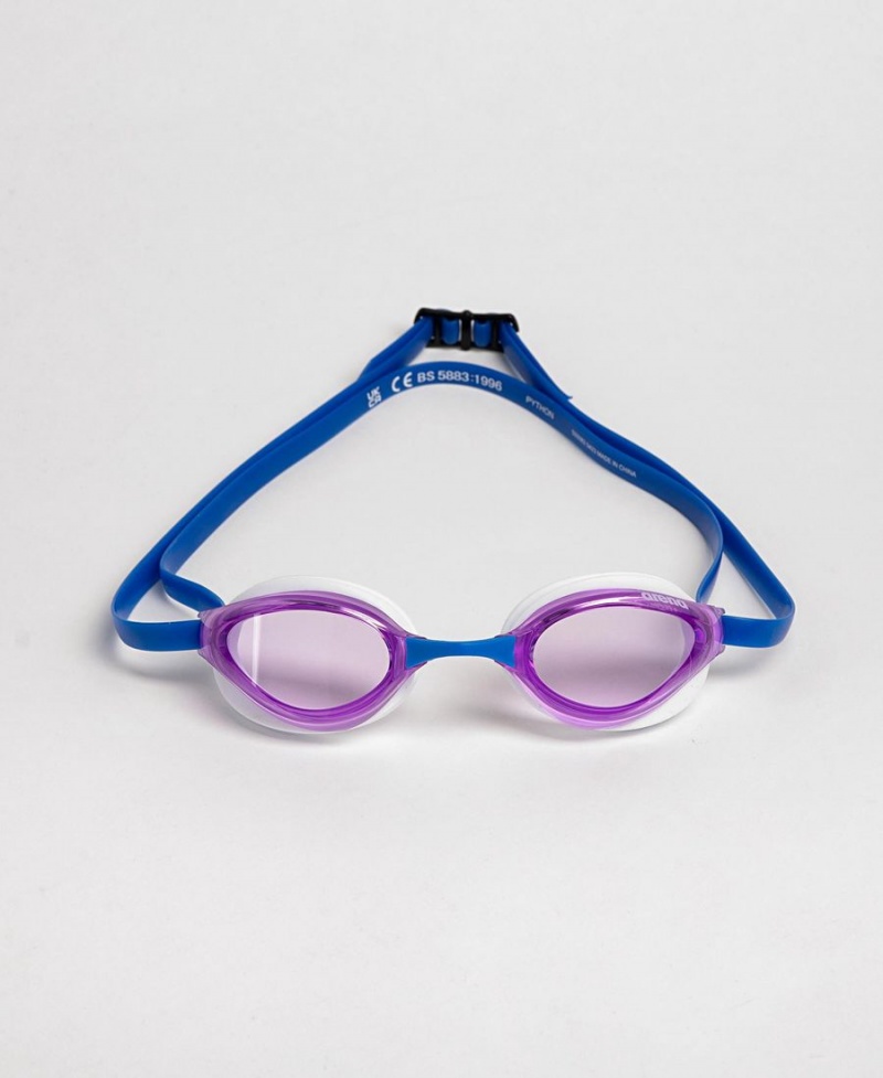 Violette Blanche Bleu Lunette Natation Arena Python - DBJ-1734970