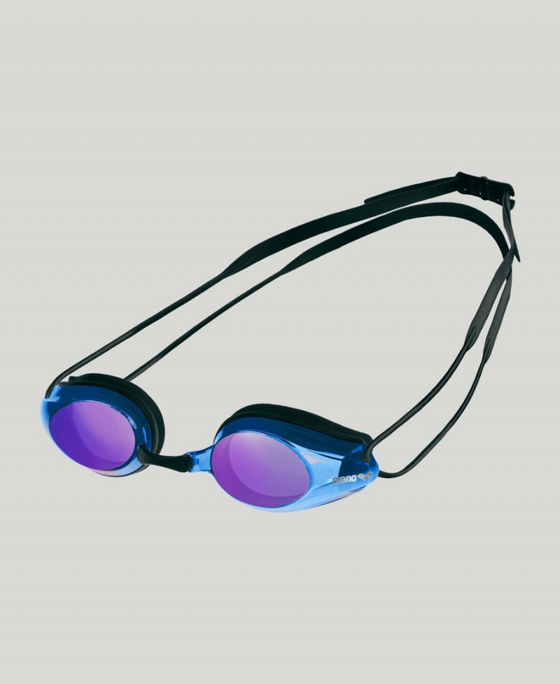 Bleu Noir Lunette Natation Arena Tracks Mirror - LQY-0826989