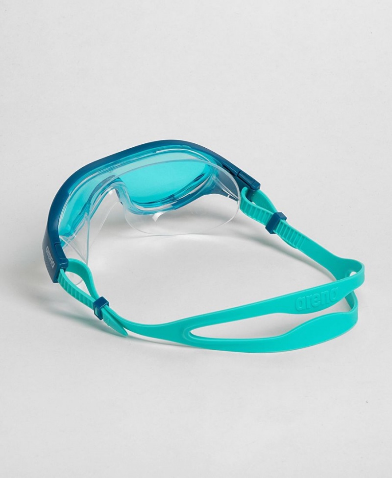 Bleu Turquoise Lunette Natation Arena The One Mask - NRM-1928526