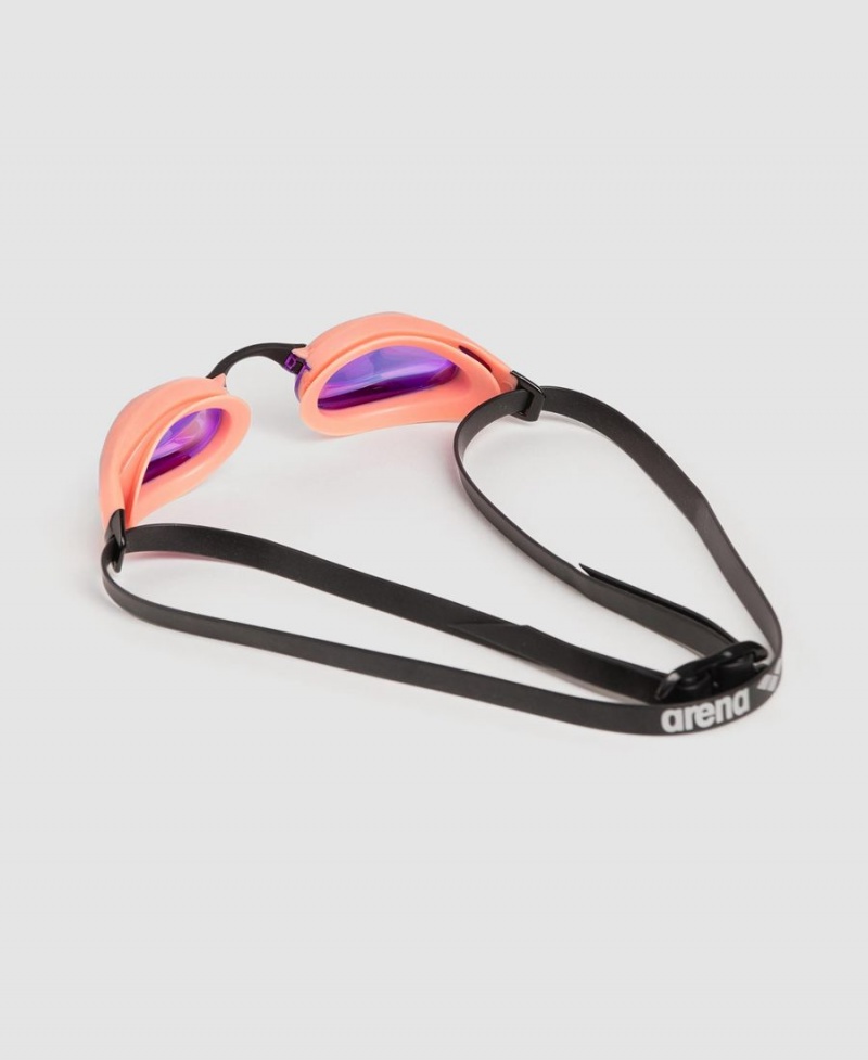 Violette Rouge Lunette Natation Arena Cobra Core Swipe Mirror - XDP-5960855