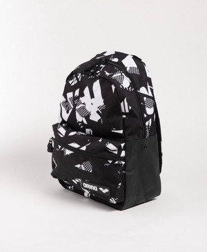 Noir Blanche Sac a Dos Arena Team 30 Allover - HDW-5862957