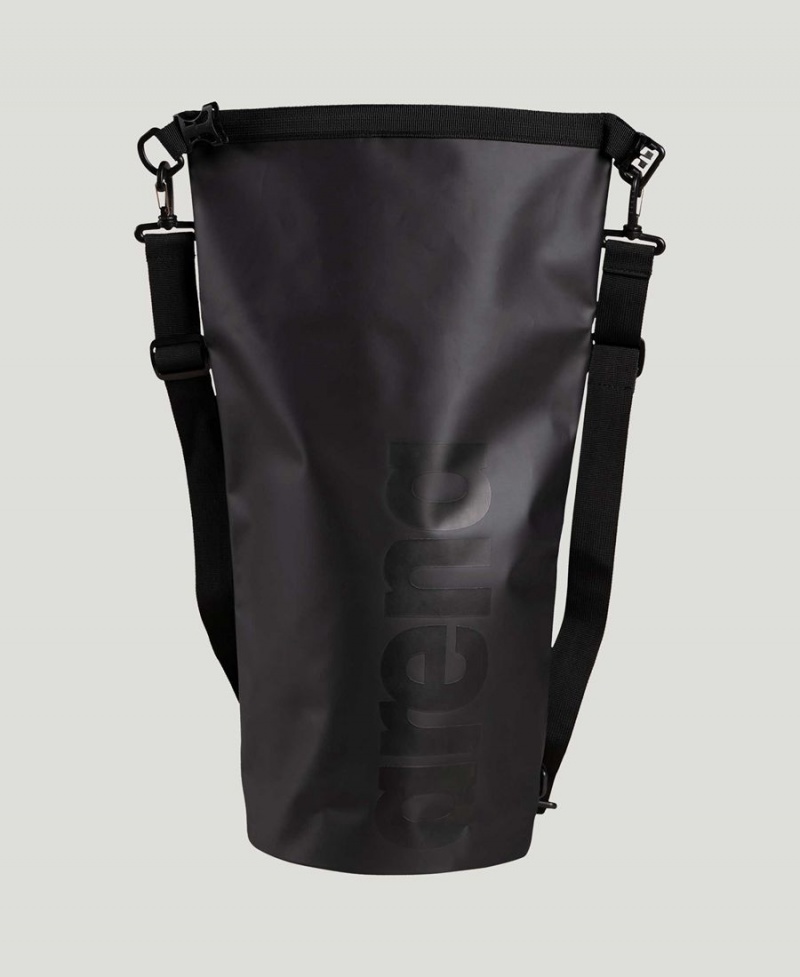 Noir Sac a Dos Arena Team Drybag Big Logo - BZJ-1766643