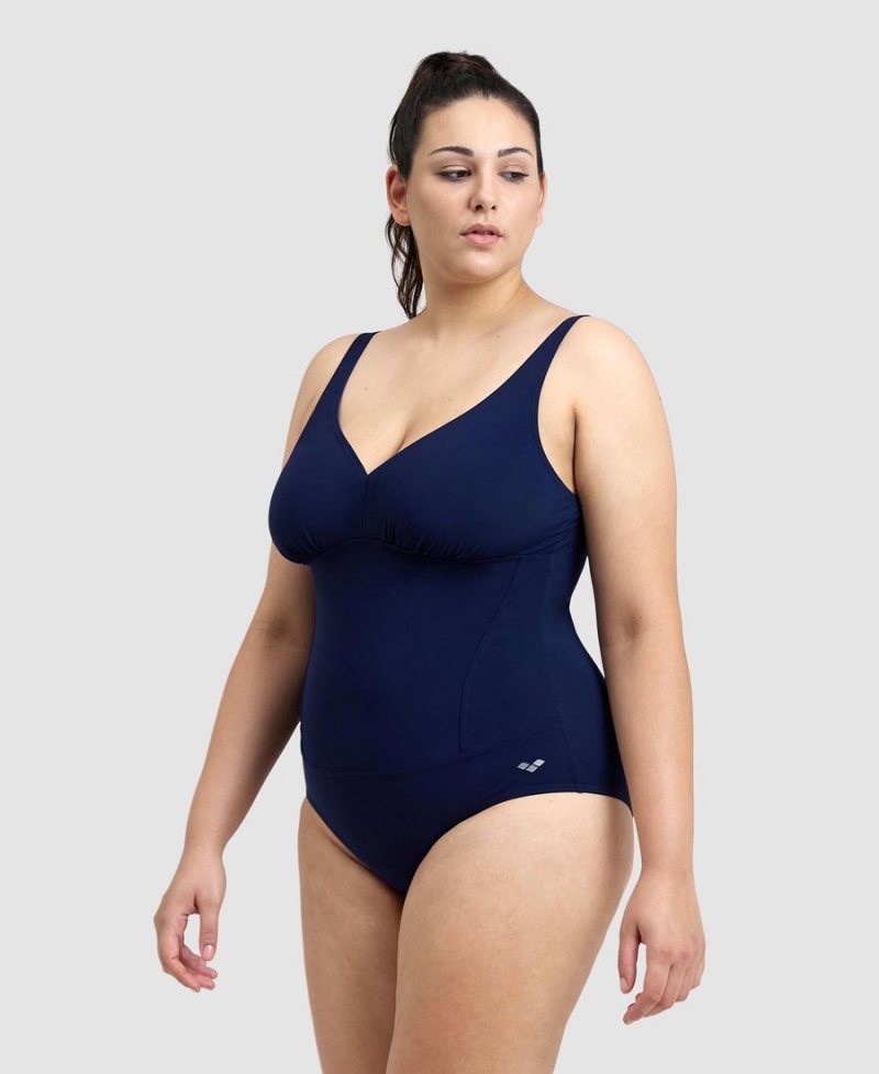 Bleu Marine Maillot de Bain Arena BodyLift Maura U Back Plus - JPF-6698747