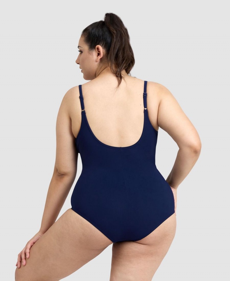 Bleu Marine Maillot de Bain Arena BodyLift Maura U Back Plus - JPF-6698747