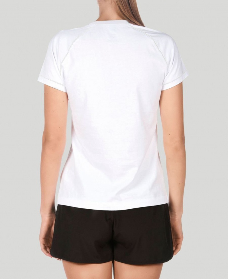 Blanche T-Shirt Arena Team Line Corta Sleeve - QEL-6178284