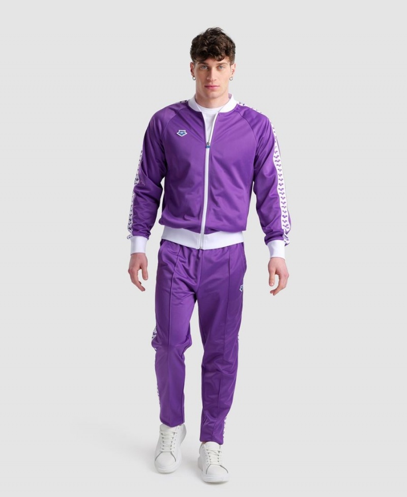 Violette Blanche Veste Arena Relax IV Team Full-Zip - AKK-3908309