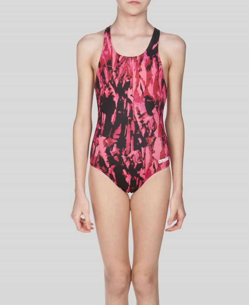 Rouge Maillot de Bain Arena Painted Youth Swim Pro Back - WWZ-3764168