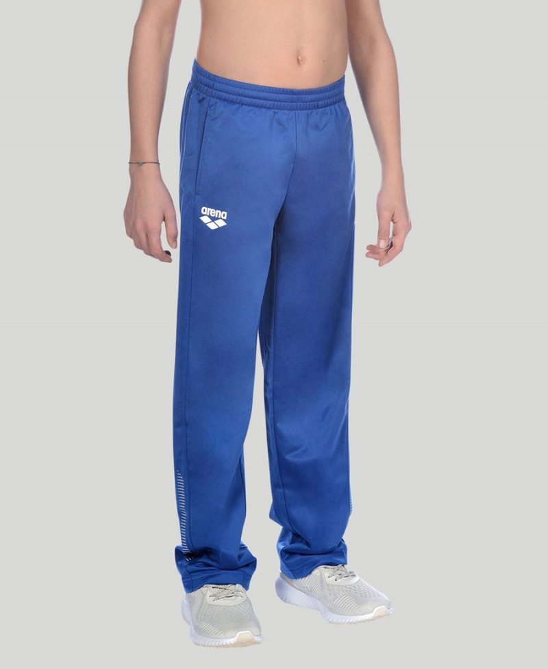 Bleu Pantalon Arena Youth Team Line Tricoté Poly - RQD-3173516